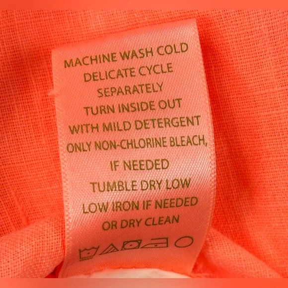 Lilly Pulitzer | 100% Linen | Button Down | Women’s Large - Picture 6 of 9